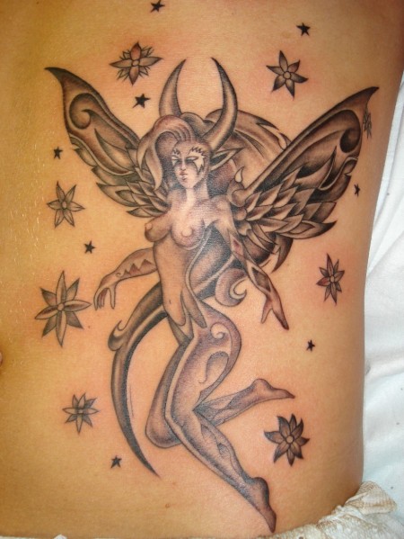 fairy tattoo design idea. Labels: Fairy Tattoo Design,